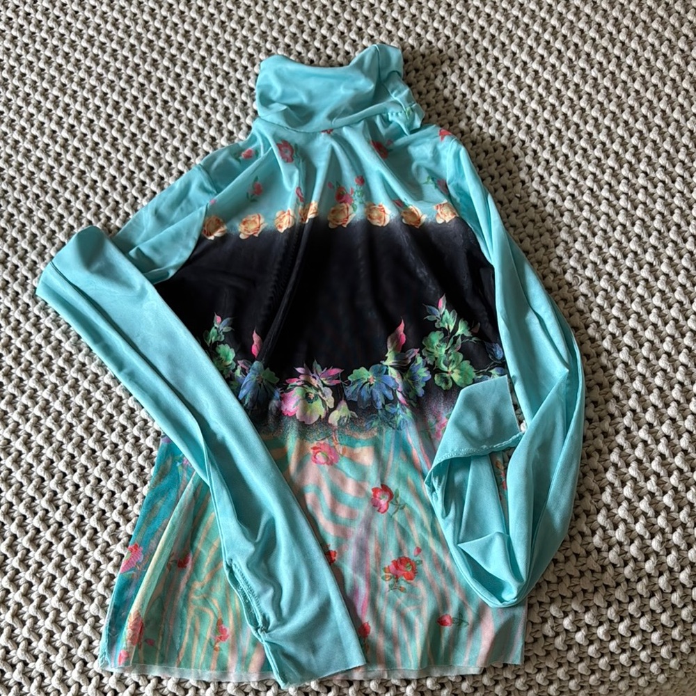 AFRM Multicolor Floral Long Sleeve Blouse